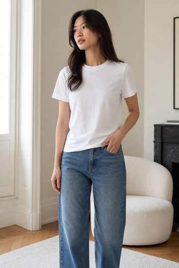 T-shirt Essential con Girocollo