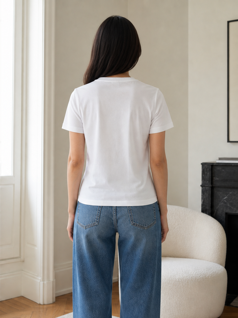 T-shirt Essential con Girocollo