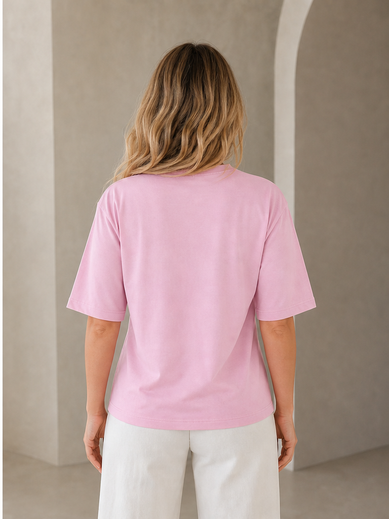 T-shirt Basic con Vestibilità Morbida