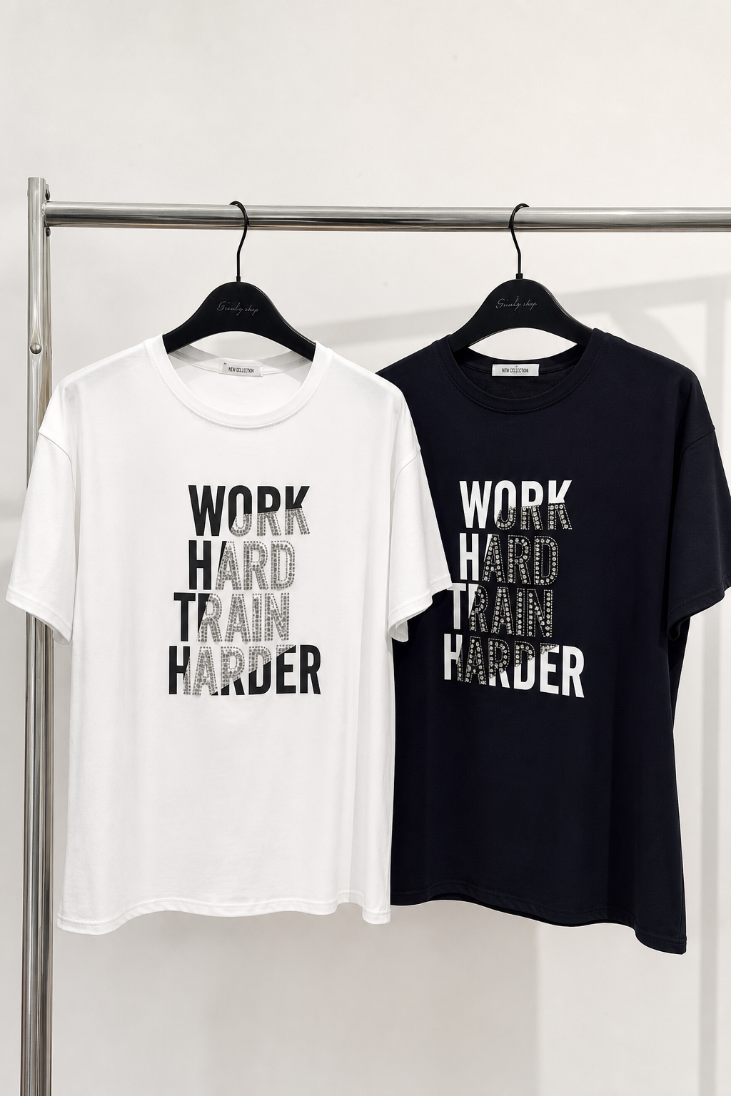 T-shirt Oversize con Stampa Lettering