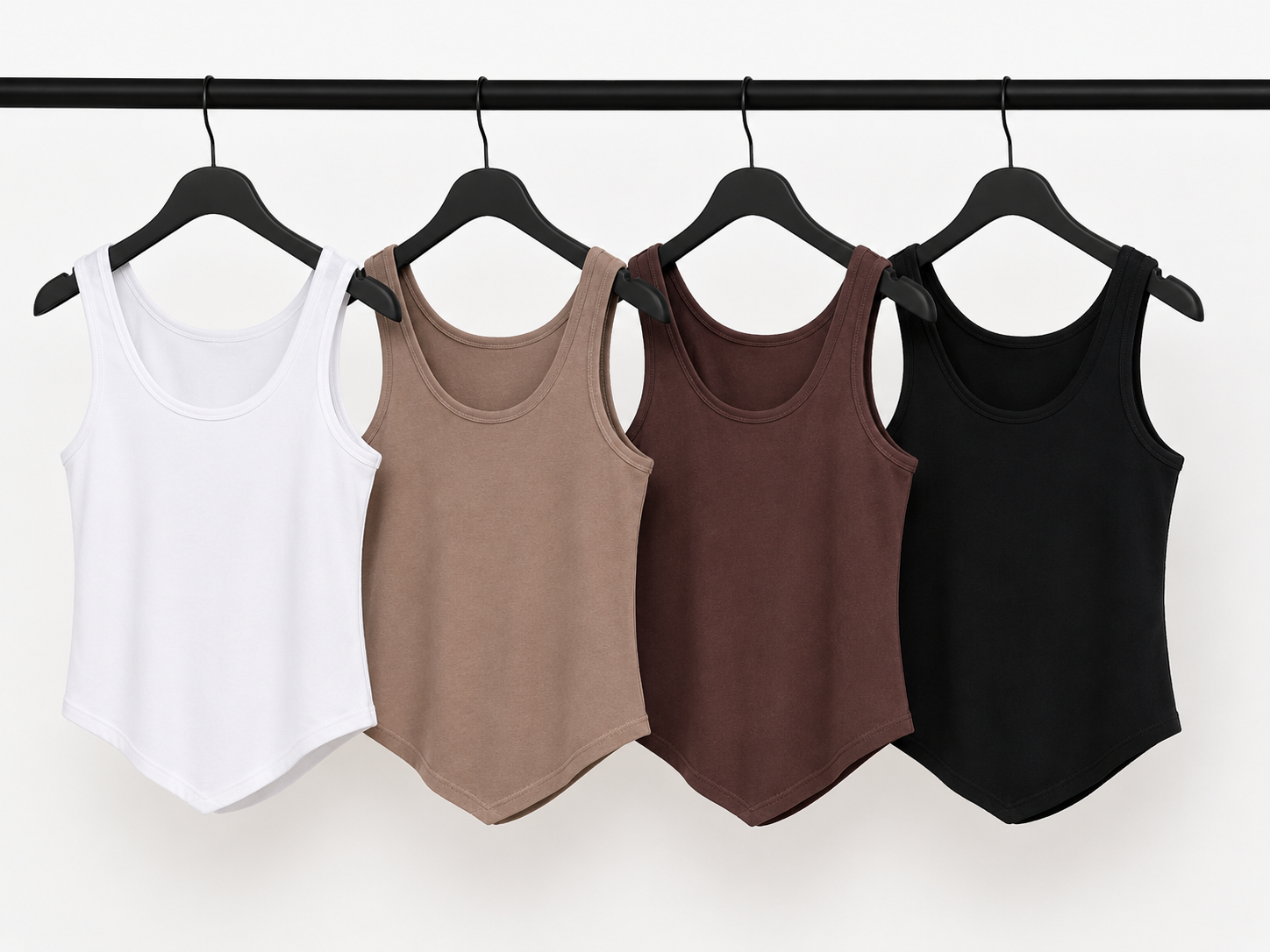 Canotta Basic con Scollo Ampio