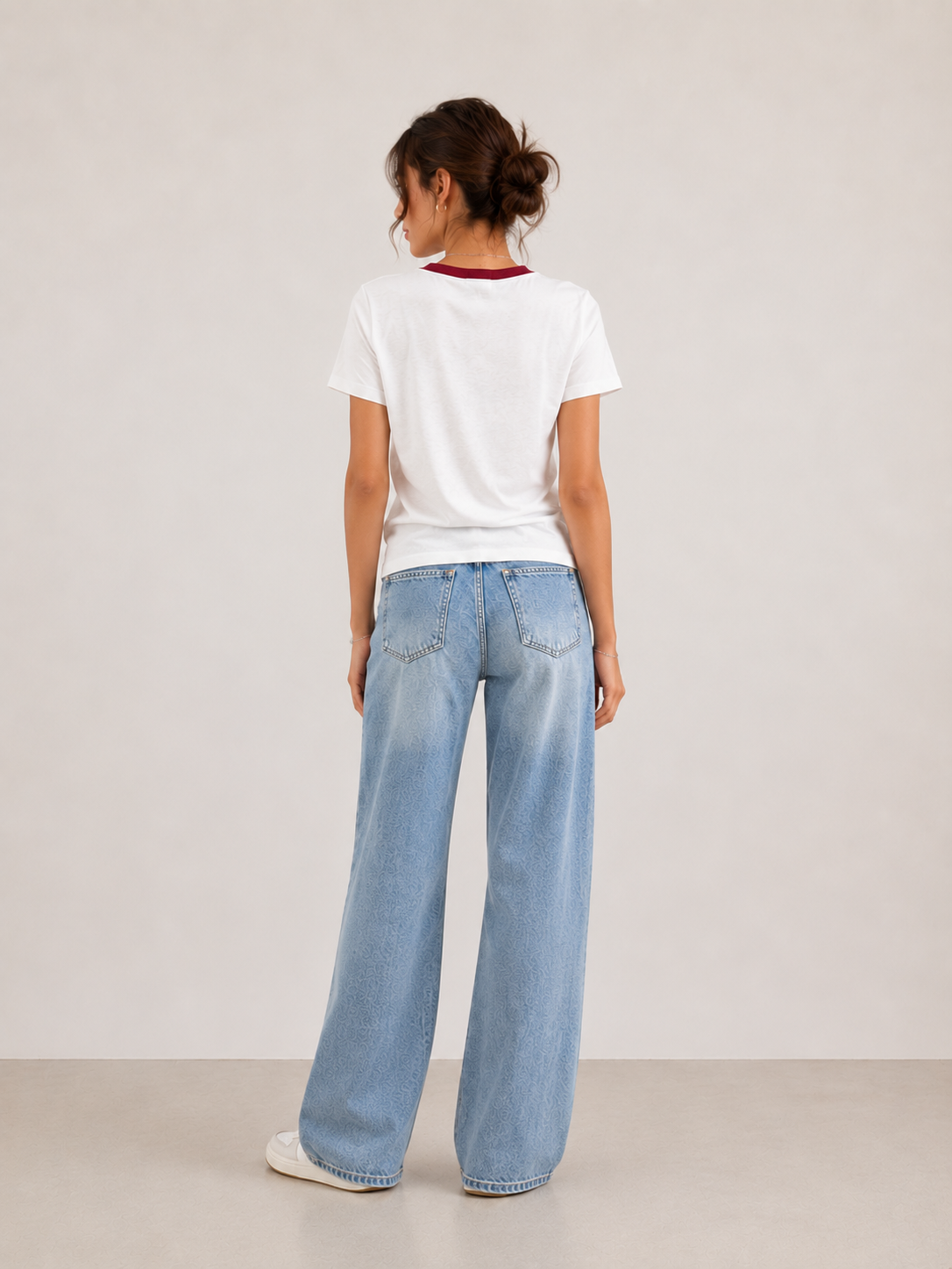T-shirt College con Stampa New York