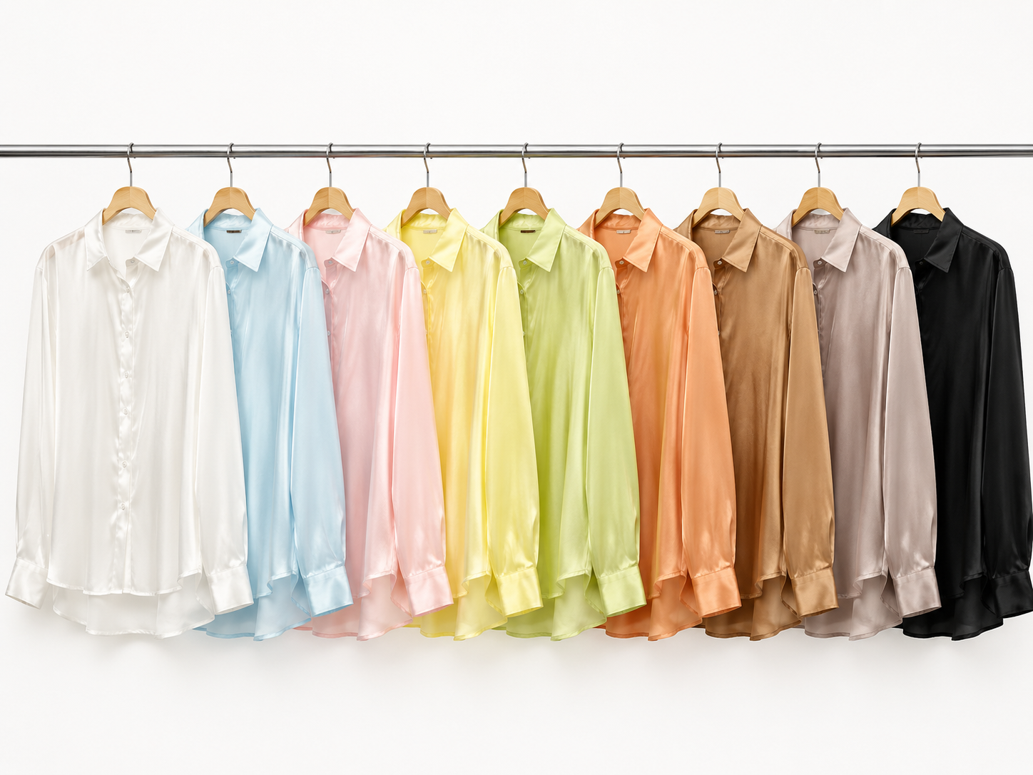 Camicia Morbida a Maniche Lunghe