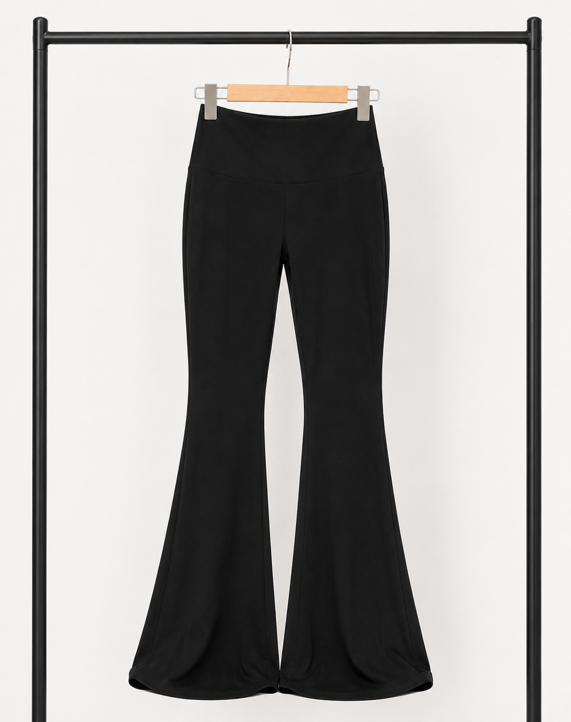 Leggings a Zampa Donna a Vita Alta – Pantaloni Flare Elasticizzati